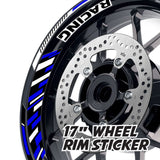 StickerBao Blue 17 inch GP16 Platinum Inner Edge Rim Sticker Universal Motorcycle Rim Wheel Decal Racing For Aprilia