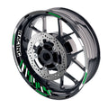 Universal 17 inch Motorcycle GP16 Platinum Inner Edge Rim Sticker Racing Rim Wheel Decal For Aprilia - StickerBao Wheel Sticker Store