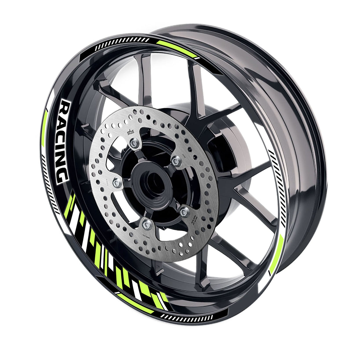 Universal 17 inch Motorcycle GP16 Platinum Inner Edge Rim Sticker Racing Rim Wheel Decal For Kawasaki - StickerBao Wheel Sticker Store