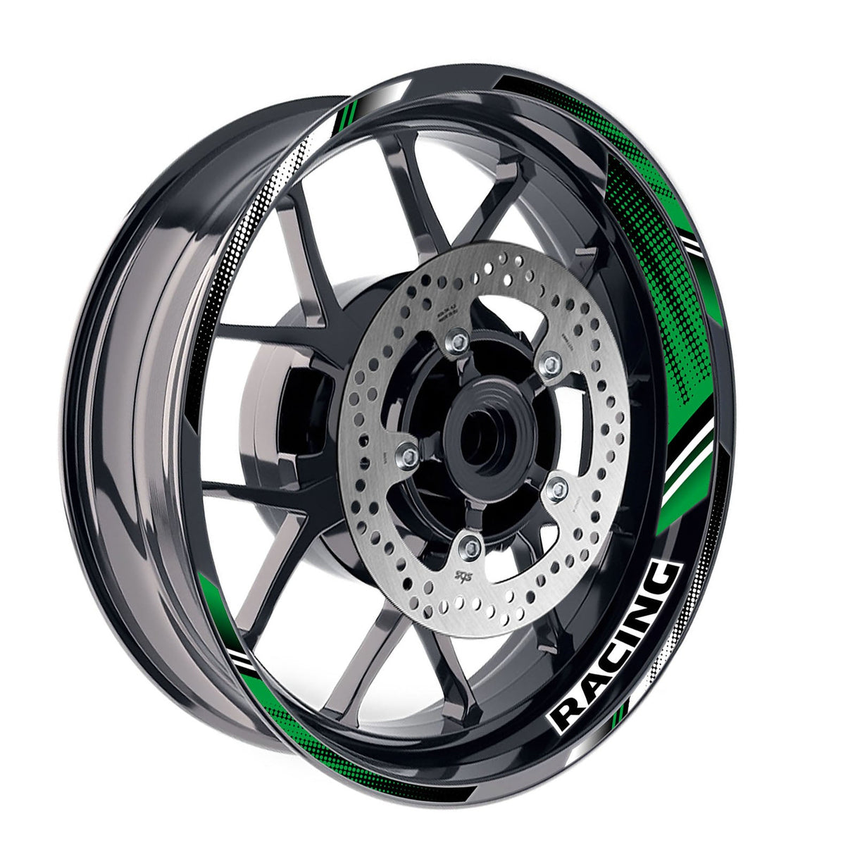GP17 Platinum Inner Edge Rim Sticker Universal Motorcycle 17 inch Rim Wheel Decal Racing For Suzuki - StickerBao Wheel Sticker Store