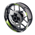 Universal 17 inch Motorcycle GP18 Platinum Inner Edge Rim Sticker Racing Rim Wheel Decal For Kawasaki - StickerBao Wheel Sticker Store