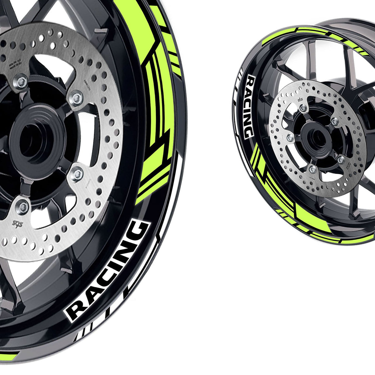 GP19 Platinum Inner Edge Rim Sticker Universal Motorcycle 17 inch Rim Wheel Decal Racing For Ducati - StickerBao Wheel Sticker Store