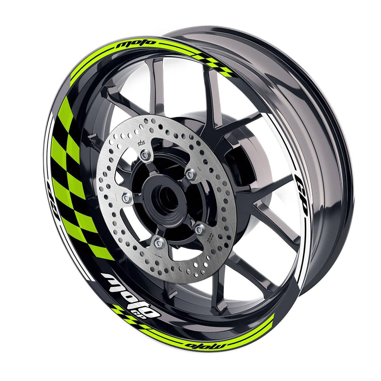 For Yamaha XSR 900 Logo MOTO 17 inch Rim Wheel Stickers GP01 Racing Check.