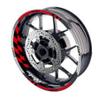 StickerBao Red GP01 Platinum Inner Edge Rim Sticker Universal Motorcycle 17 inch Rim Wheel Decal Check For Aprilia