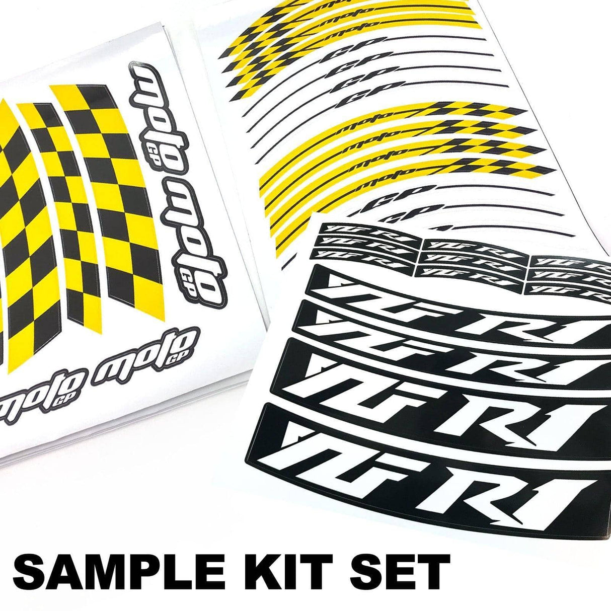 For Ducati Hypermotard 1100 Logo MOTO 17 inch Rim Wheel Stickers GP01 Racing Check.