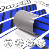 For Kawasaki Z650 Logo MOTO 17 inch Rim Wheel Stickers GP02 Stripes.