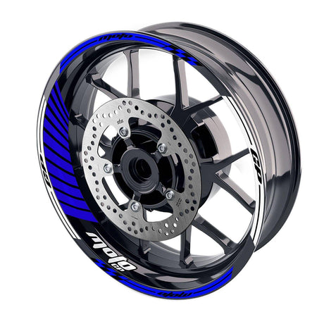 StickerBao Blue 17 inch GP02 Platinum Inner Edge Rim Sticker Universal Motorcycle Rim Wheel Decal Stripes For Ducati