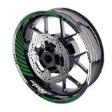 For Aprilia Tuono 1000 R 125 Logo MOTO 17 inch Rim Wheel Stickers GP02 Stripes.