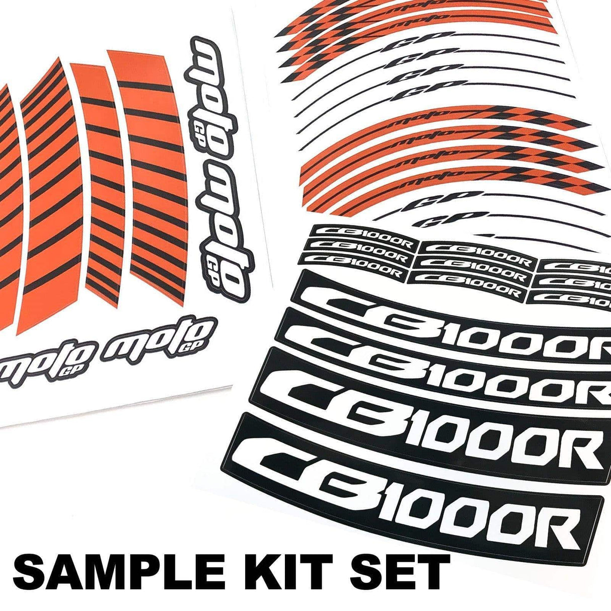 For Yamaha MT-10 Logo MOTO 17 inch Rim Wheel Stickers GP02 Stripes.