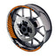 StickerBao Orange 17 inch GP02 Platinum Inner Edge Rim Sticker Universal Motorcycle Rim Wheel Decal Stripes For Honda