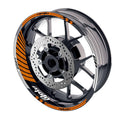 StickerBao Orange 17 inch GP02 Platinum Inner Edge Rim Sticker Universal Motorcycle Rim Wheel Decal Stripes For Honda