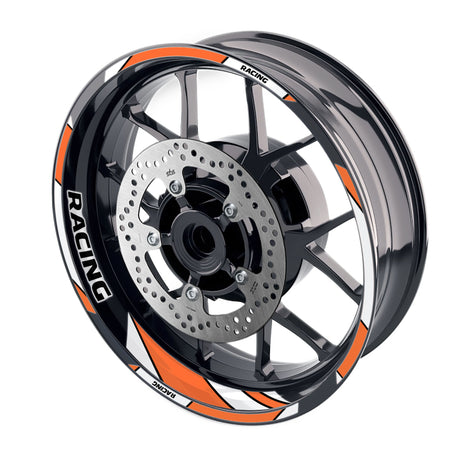 StickerBao Orange 17 inch GP06 Platinum Inner Edge Rim Sticker Universal Motorcycle Rim Wheel Decal Racing For Triumph