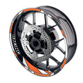 StickerBao Orange 17 inch GP06 Platinum Inner Edge Rim Sticker Universal Motorcycle Rim Wheel Decal Racing For Triumph