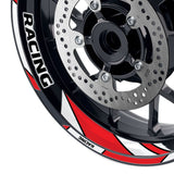 StickerBao Red 17 inch GP06 Platinum Inner Edge Rim Sticker Universal Motorcycle Rim Wheel Decal Racing For Ducati