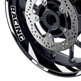 StickerBao White 17 inch GP06 Platinum Inner Edge Rim Sticker Universal Motorcycle Rim Wheel Decal Racing For Suzuki
