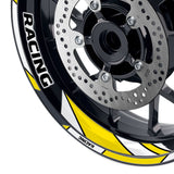 StickerBao Yellow 17 inch GP06 Platinum Inner Edge Rim Sticker Universal Motorcycle Rim Wheel Decal Racing For Suzuki