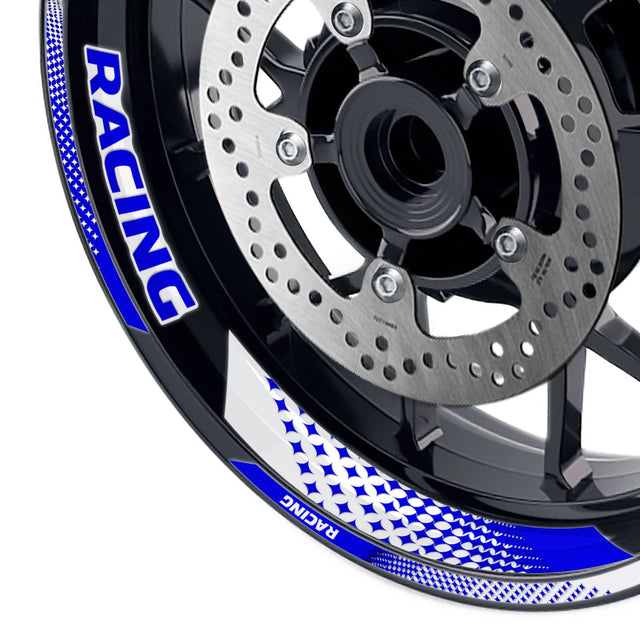 StickerBao Blue 17 inch GP07 Platinum Inner Edge Rim Sticker Universal Motorcycle Rim Wheel Decal Racing For Triumph