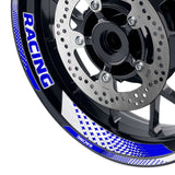 StickerBao Blue 17 inch GP07 Platinum Inner Edge Rim Sticker Universal Motorcycle Rim Wheel Decal Racing For Honda