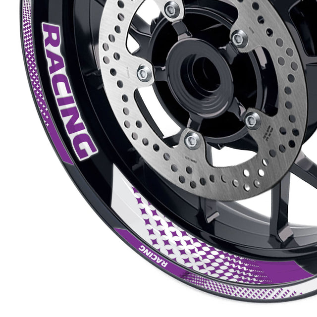StickerBao Purple 17 inch GP07 Platinum Inner Edge Rim Sticker Universal Motorcycle Rim Wheel Decal Racing For Ducati