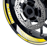 StickerBao Yellow 17 inch GP07 Platinum Inner Edge Rim Sticker Universal Motorcycle Rim Wheel Decal Racing For Ducati