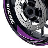 StickerBao Purple 17 inch GP08 Platinum Inner Edge Rim Sticker Universal Motorcycle Rim Wheel Decal Racing For Honda
