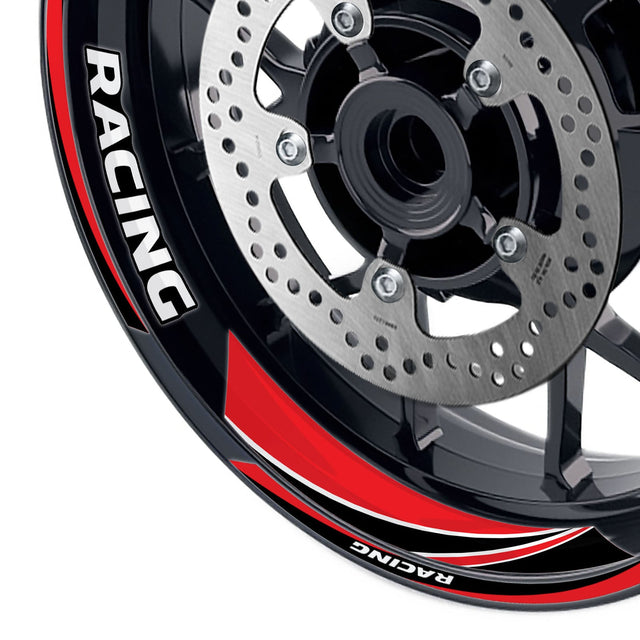 StickerBao Red 17 inch GP08 Platinum Inner Edge Rim Sticker Universal Motorcycle Rim Wheel Decal Racing For Aprilia