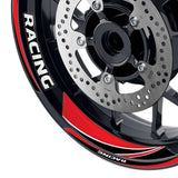 StickerBao Red 17 inch GP08 Platinum Inner Edge Rim Sticker Universal Motorcycle Rim Wheel Decal Racing For Honda