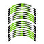 Universal 17 inch Motorcycle A01B Arrow Standard Edge Rim Sticker Wheel Stripe Decal For Kawasaki - StickerBao Wheel Sticker Store