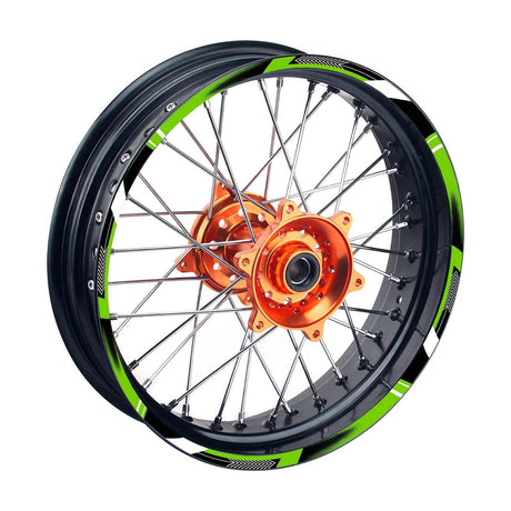 21 inch 19 inchRim Wheel Stickers A01B ARROW Dirt Bike Rim Edge Stripes | For TM Racing TM 125 MX.