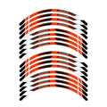A01B Arrow Standard Edge Rim Sticker Universal Motorcycle 17 inch Wheel Stripe Decal For Kawasaki - StickerBao Wheel Sticker Store