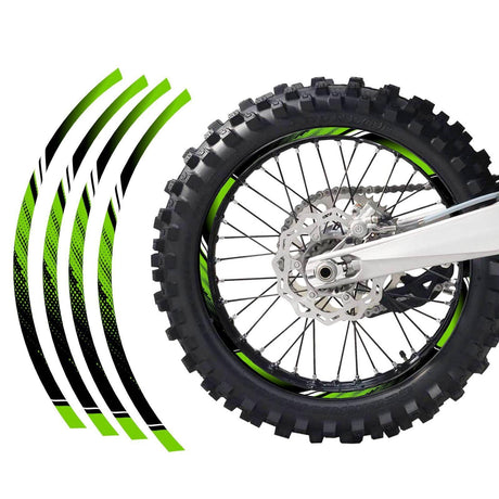 21 inch 18 inchRim Wheel Stickers D01B DOTTED Dirt Bike Rim Edge Stripes | For GAS GAS ES250 ES280 EC 250 300.