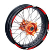 21 inch 18 inchRim Wheel Stickers D01B DOTTED Dirt Bike Rim Edge Stripes | For GAS GAS ES250 ES280 EC 250 300.