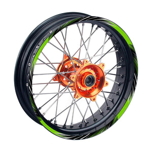 21/18'' Rim Wheel Stickers L02B LINING 02 Dirt Bike Rim Edge Stripes | For GAS GAS TXT GP 280 250.