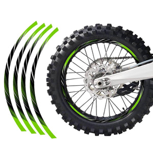 21/18'' Rim Wheel Stickers L02B LINING 02 Dirt Bike Rim Edge Stripes | For GAS GAS TXT GP 280 250.