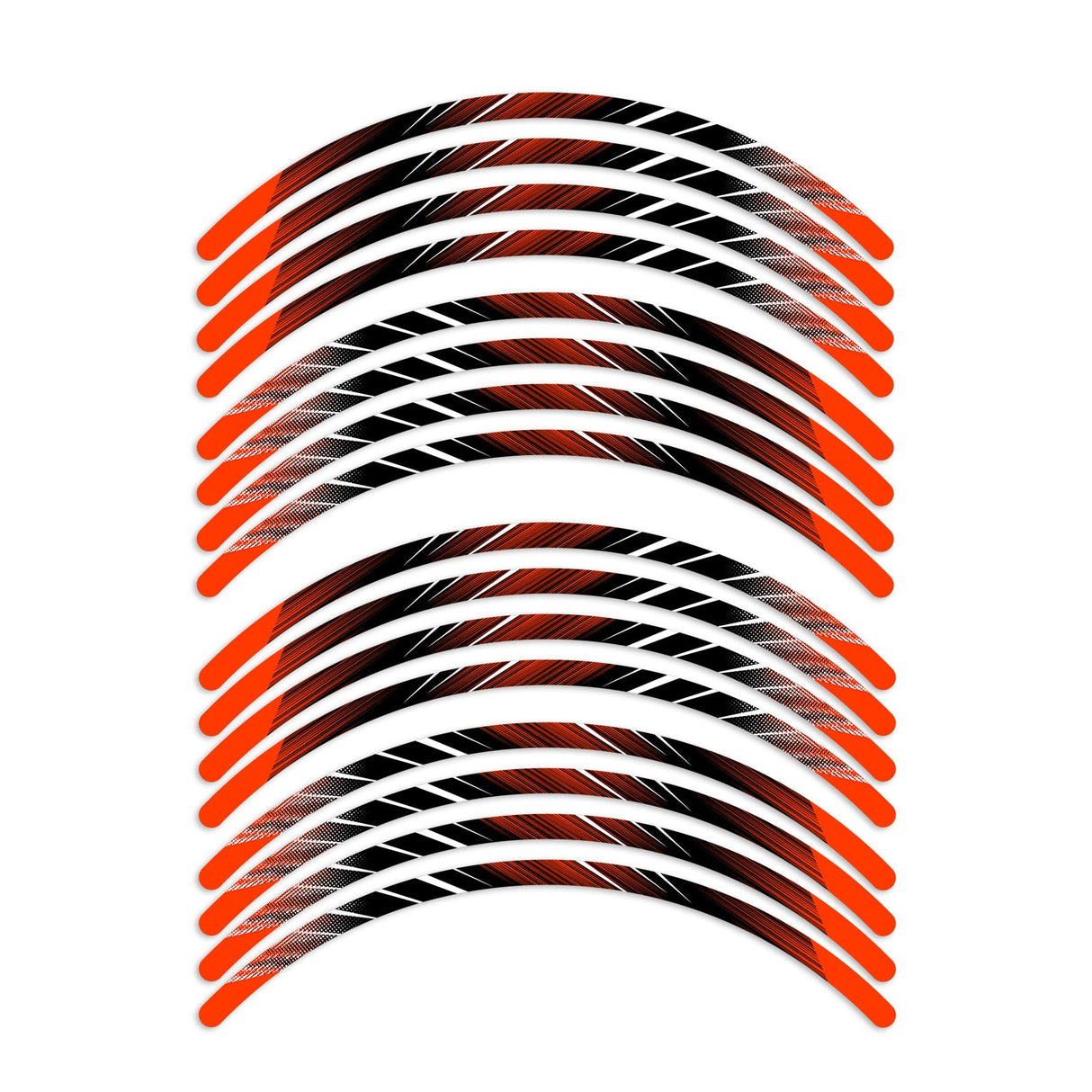 StickerBao Orange L02B Line Standard Edge Rim Sticker Universal Motorcycle 17 inch Wheel Stripe Decal For Yamaha