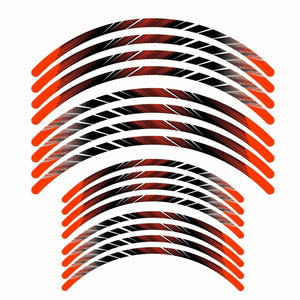 21/18'' Rim Wheel Stickers L02B LINING 02 Dirt Bike Rim Edge Stripes | For GAS GAS TXT GP 280 250.
