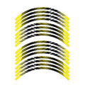 StickerBao Yellow 17 inch L02B Line Standard Edge Rim Sticker Universal Motorcycle Wheel Stripe Decal For Honda