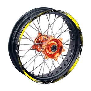 21/18'' Rim Wheel Stickers L02B LINING 02 Dirt Bike Rim Edge Stripes | For GAS GAS TXT GP 280 250.