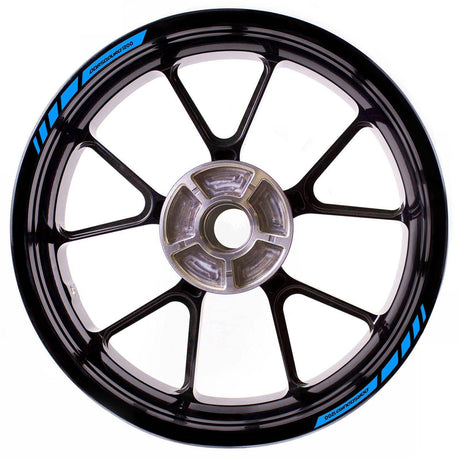 For Aprilia Dorsoduro 1200 Logo 17 inch Rim Wheel Stickers MM01B Rim Edge Tapes.