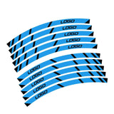For Aprilia RSV4 Logo 17 inch Rim Wheel Stickers MM01B Rim Edge Tapes.