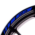 For Yamaha YZF R3 Logo 17 inch Rim Wheel Stickers MM01B Rim Edge Tapes.