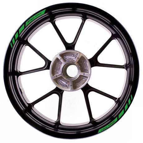 For Kawasaki Ninja 650R Logo 17 inch Rim Wheel Stickers MM01B Rim Edge Tapes.