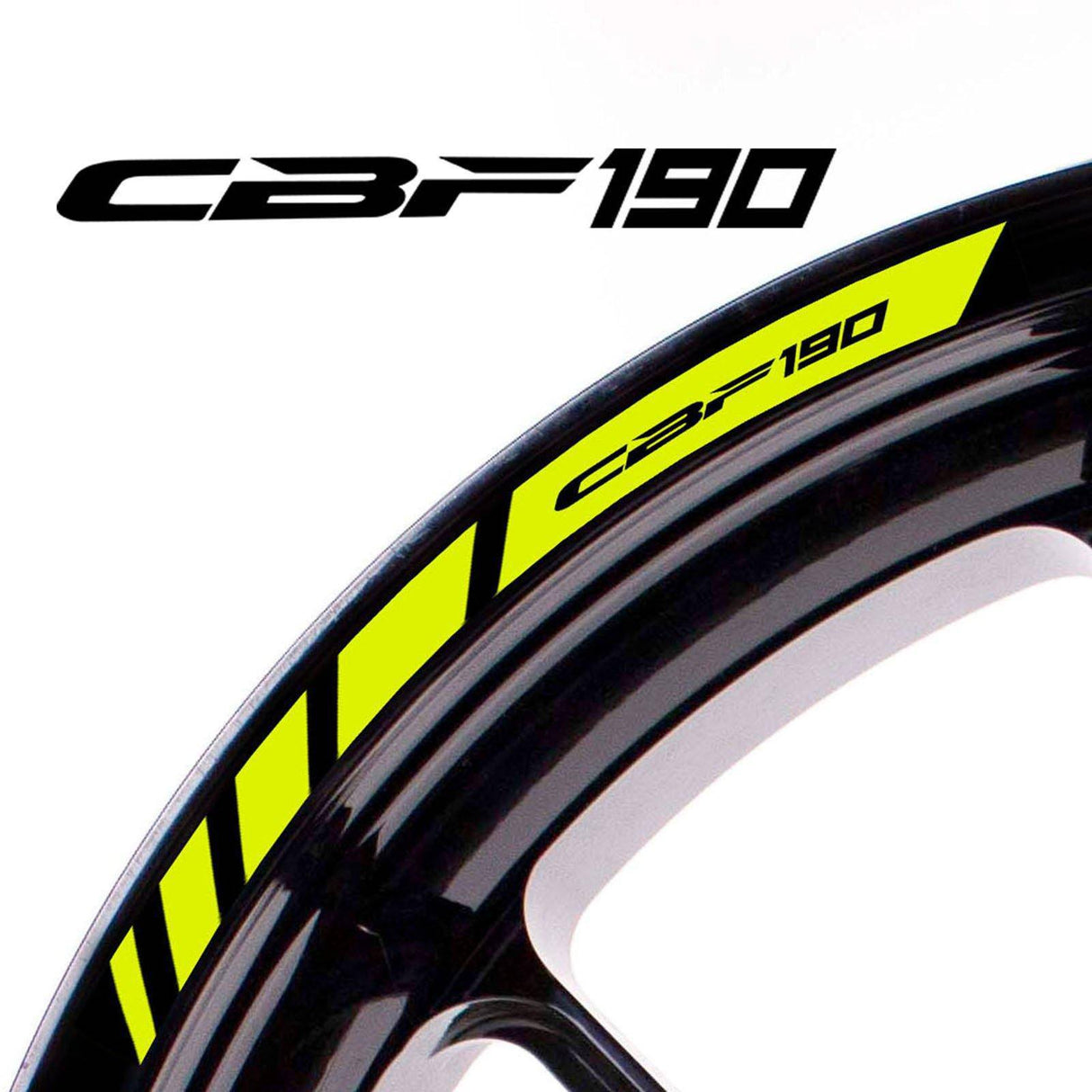 For Honda CBF190 Logo 17 inch Rim Wheel Stickers MM01B Rim Edge Tapes.