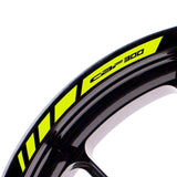 For Honda CBF300 Logo 17 inch Rim Wheel Stickers MM01B Rim Edge Tapes.