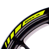 For Suzuki GSXR Logo 17 inch Rim Wheel Stickers MM01B Rim Edge Tapes.