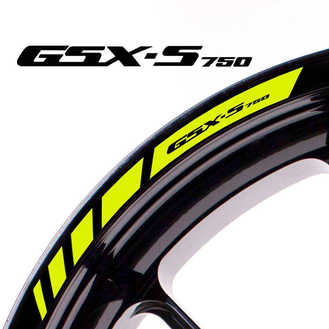 For Suzuki GSX-S 750 Logo 17 inch Rim Wheel Stickers MM01B Rim Edge Tapes.