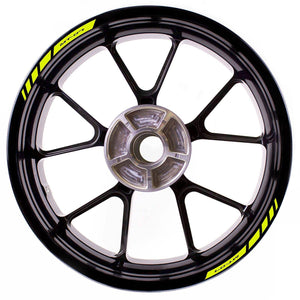 For Yamaha MT-07 Logo 17'' Rim Wheel Stickers MM01B Rim Edge Tapes.