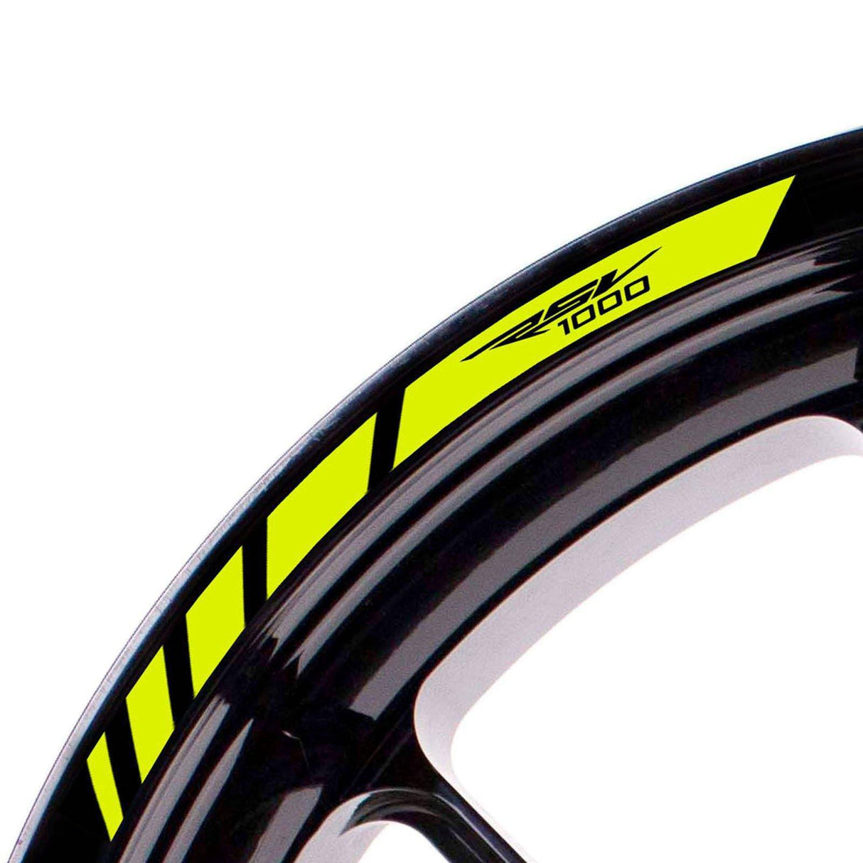 For Aprilia RSV1000 Logo 17 inch Rim Wheel Stickers MM01B Rim Edge Tapes.