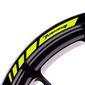 For Aprilia Tuono V4 Logo 17 inch Rim Wheel Stickers MM01B Rim Edge Tapes.