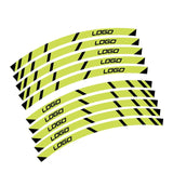For Honda CBF650 Logo 17 inch Rim Wheel Stickers MM01B Rim Edge Tapes.